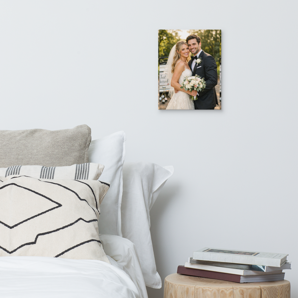 Personalized Wedding Canvas Prints | Custom Couple Photo Wall Decor - Image 6