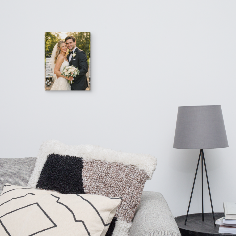 Personalized Wedding Canvas Prints | Custom Couple Photo Wall Decor - Image 4