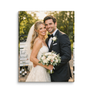 Personalized Wedding Canvas Prints | Custom Couple Photo Wall Decor