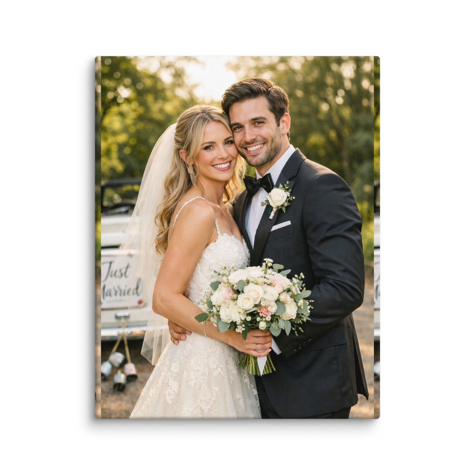 Personalized Wedding Canvas Prints | Custom Couple Photo Wall Decor