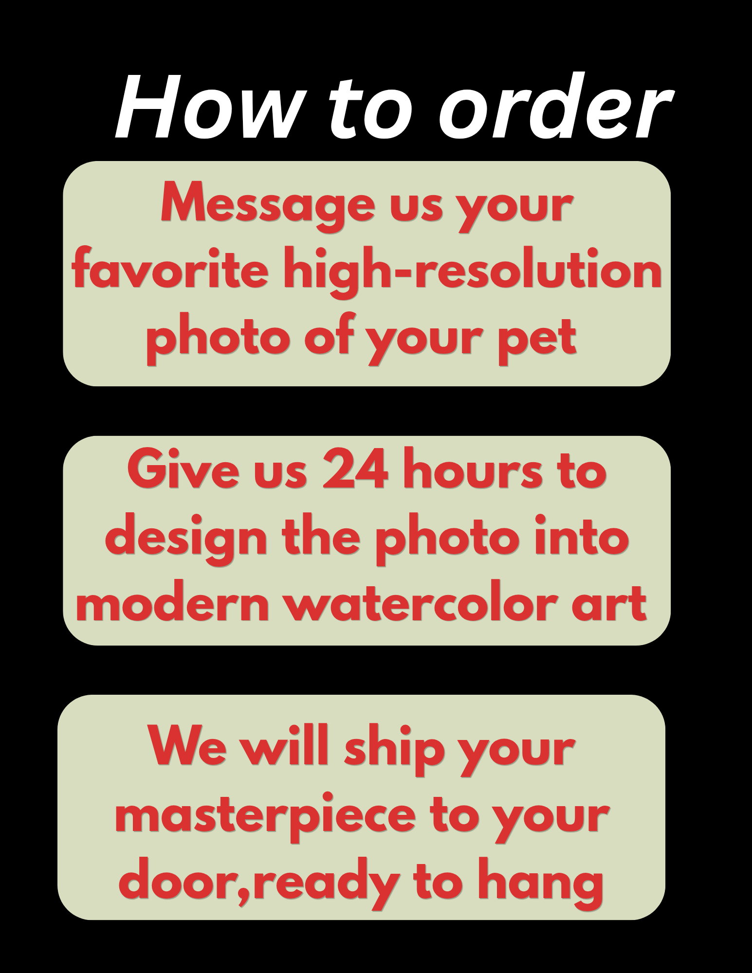 Modern watercolor personalized Pet Canvas Wall Art | Custom Dog & Cat Portrait Prints - Image 9