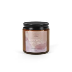 Amber jar soy candle