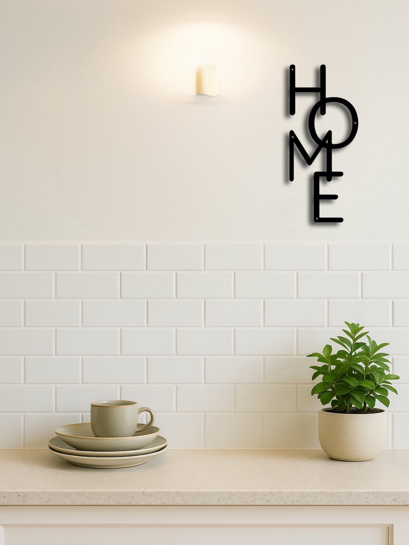 Metal Wall Decor HOME Letter Wall Sign Unique Design For Bedroom Decor&Gifts - Image 2