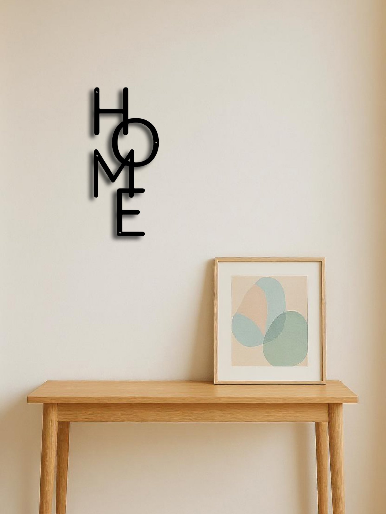 Metal Wall Decor HOME Letter Wall Sign Unique Design For Bedroom Decor&Gifts